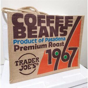Trader Joe’s “Coffee Beans / Pasadena 1967” Jute Tote Premium Collector